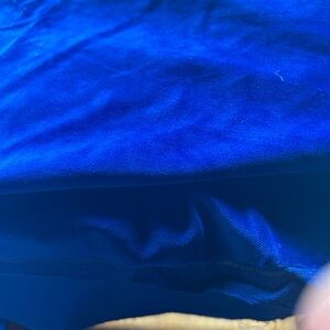 Deliciously looking , vintage royal blue velvet fabric- non stretch- new